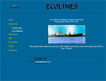 Tablet Screenshot of ecolines.com